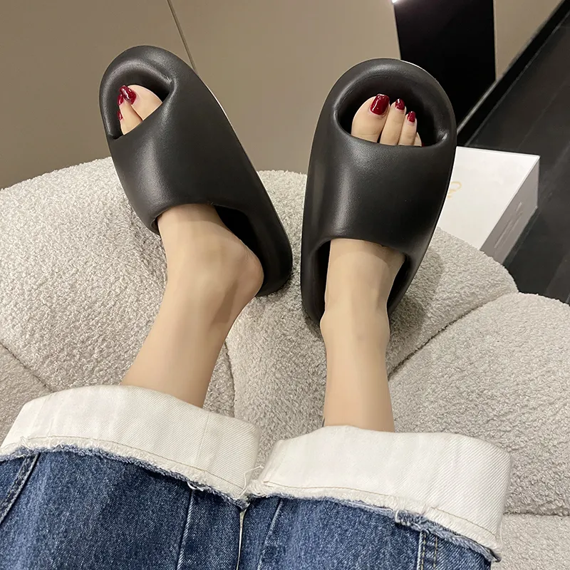 KLAOSD Quiet Slip Resistant Abrasion Resistant Slide Slippers Women's-3