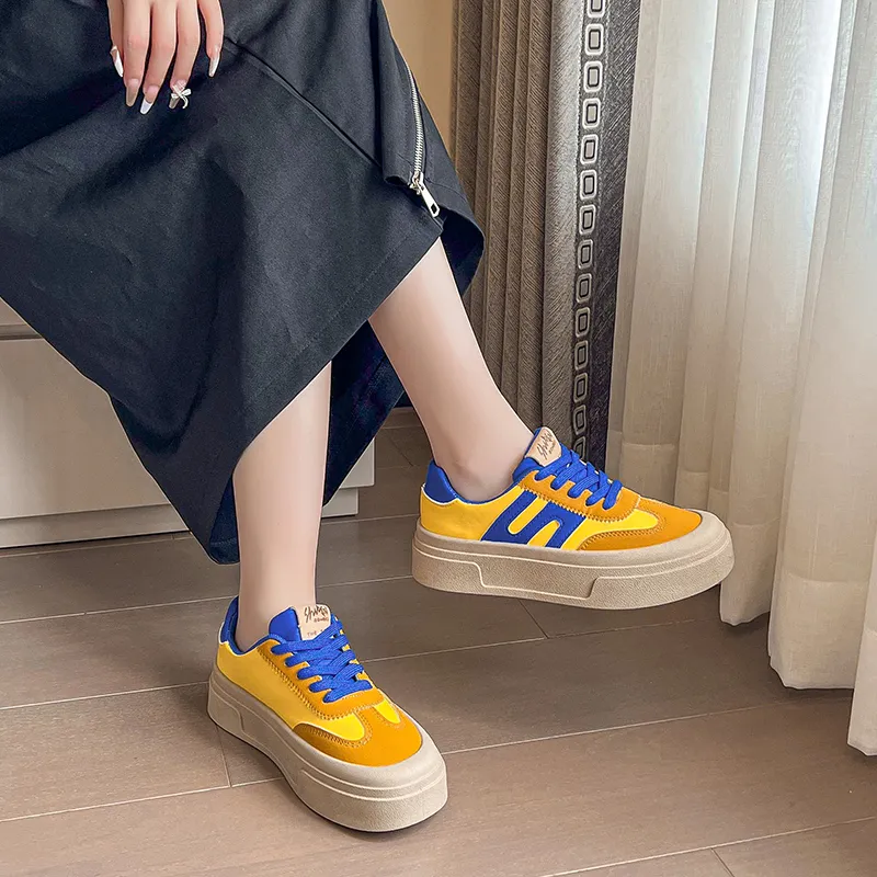 KLAOSD Anti Slip Wear Resistant Low Top Skateboard Shoes Women's-3