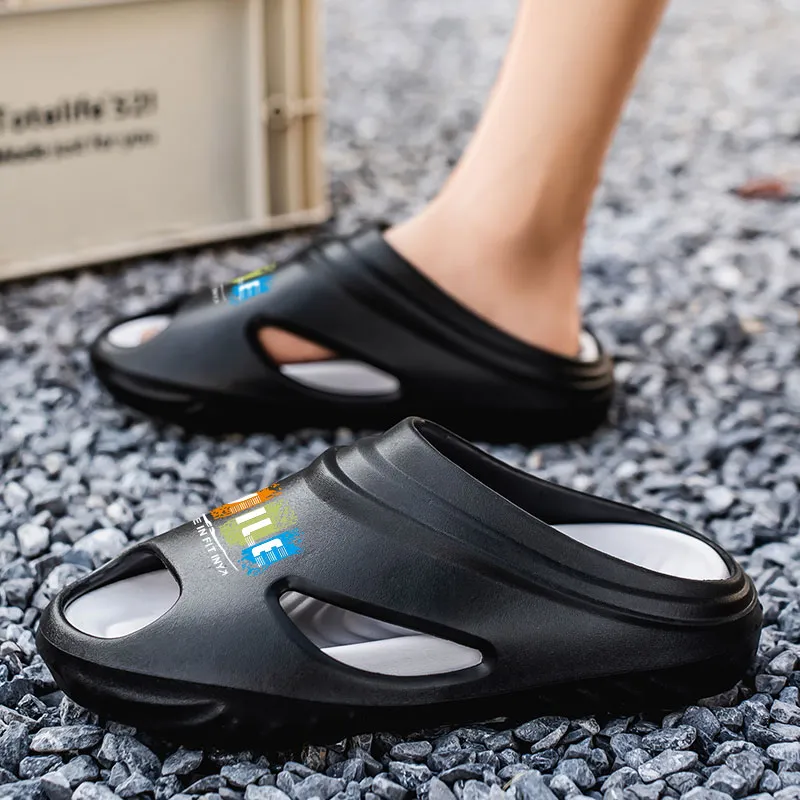 KLAOSD Quiet Slip Resistant Odor Resistant Slide Slippers Men's-10