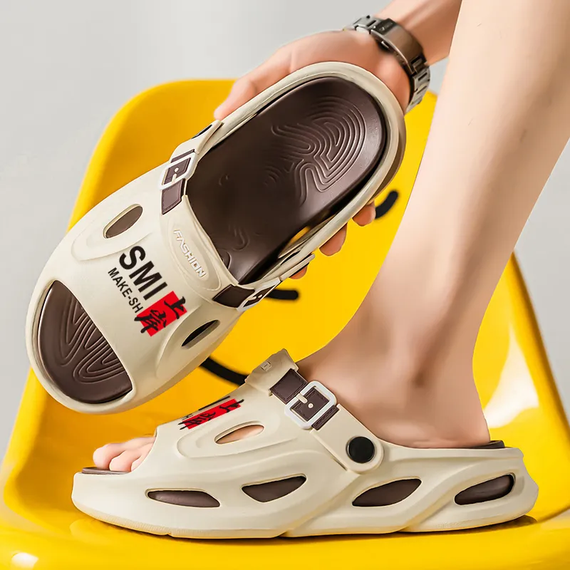 KLAOSD EVA Slip Resistant Shock Absorbers Slide Slippers Men's-10