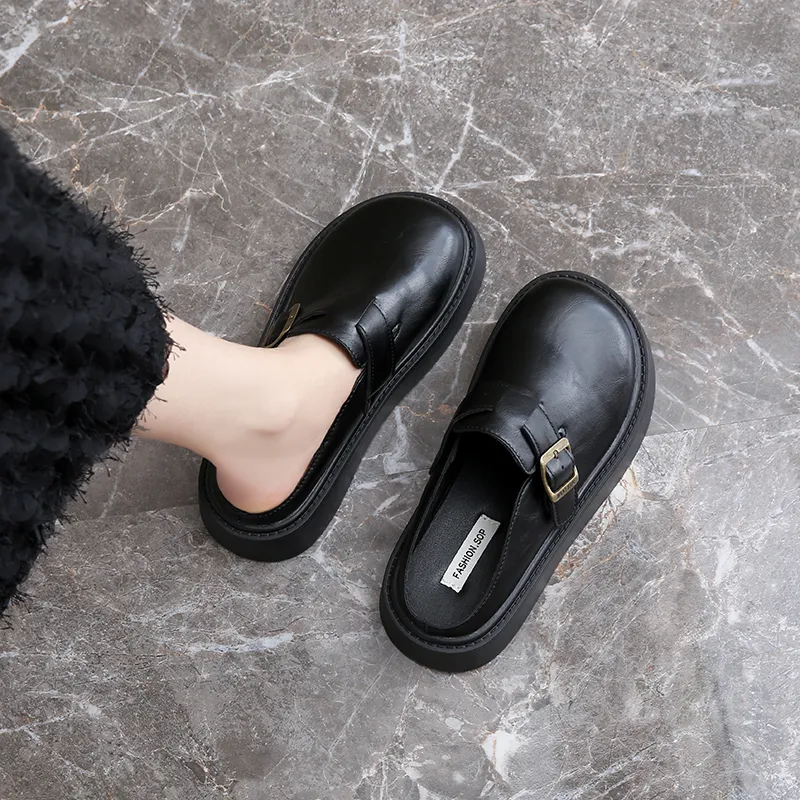 KLAOSD Abrasion Resistant Slip Resistant Massage Closed Toe Slippers Women's-3