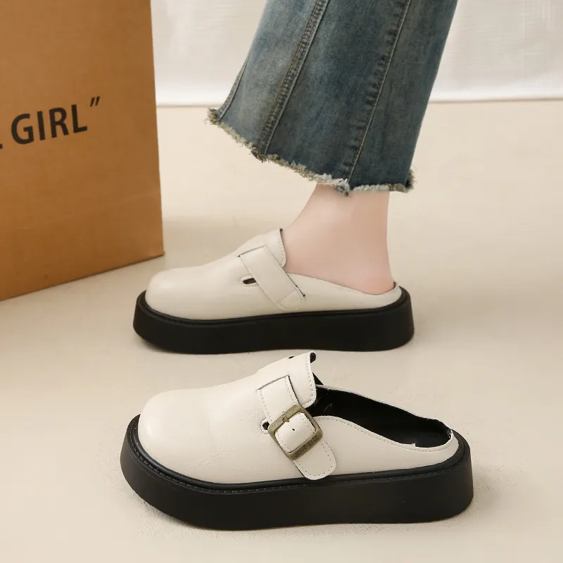 KLAOSD Abrasion Resistant Slip Resistant Massage Closed Toe Slippers Women's-11