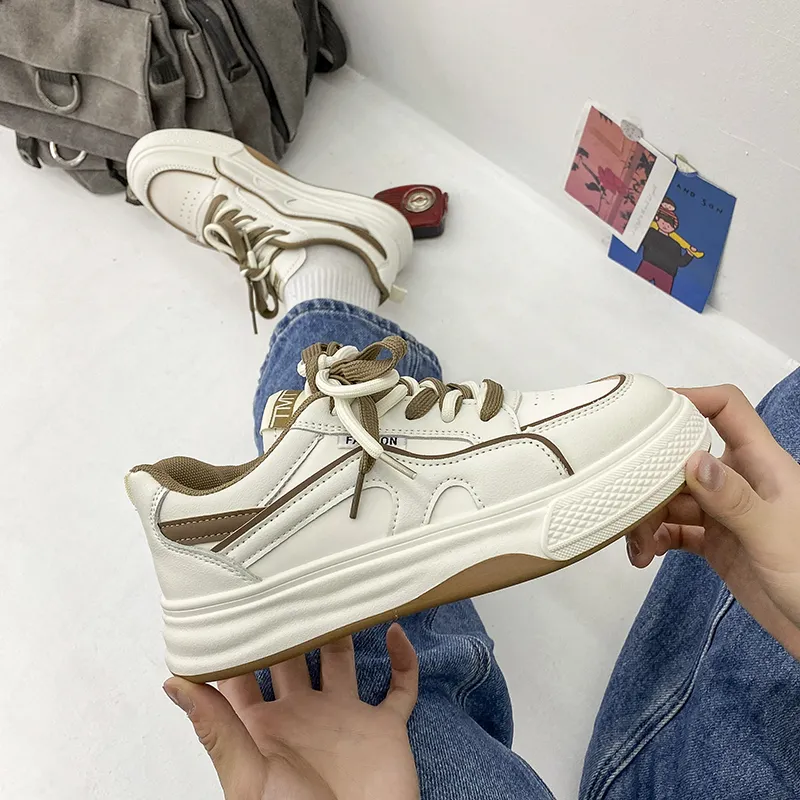 KLAOSD Slip Resistant Shock Absorbers Low Top Casual Shoes Women's-4