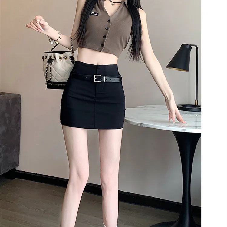 Si Bei'er Casual Short Skirts Women's-2