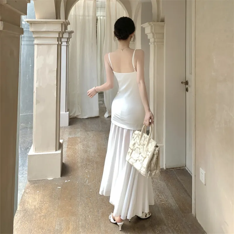 Si Bei'er Slip Dresses Women's-4