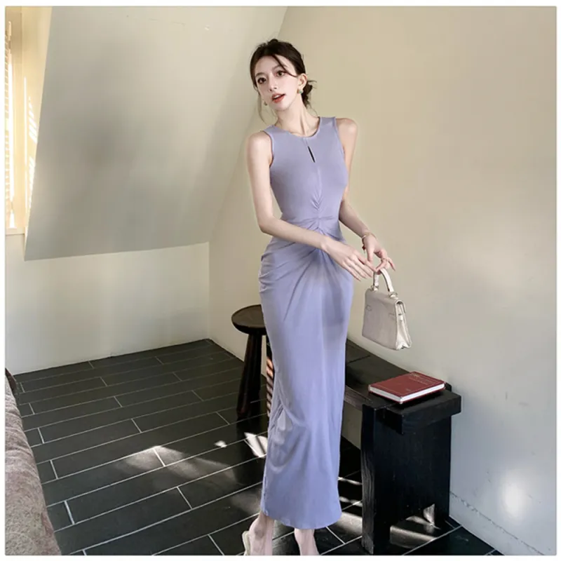 Si Bei'er Sleeveless Dress Women's-4