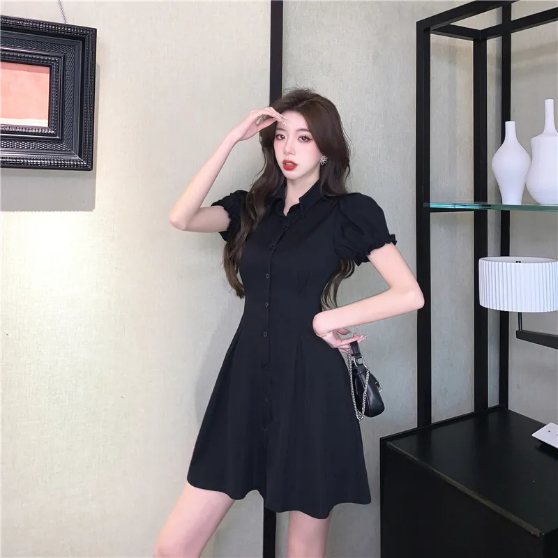 Si Bei'er Short Sleeved Dress Women's-2