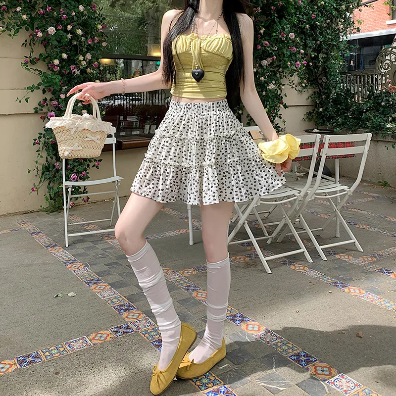Si Bei'er Casual Short Skirts Women's-2