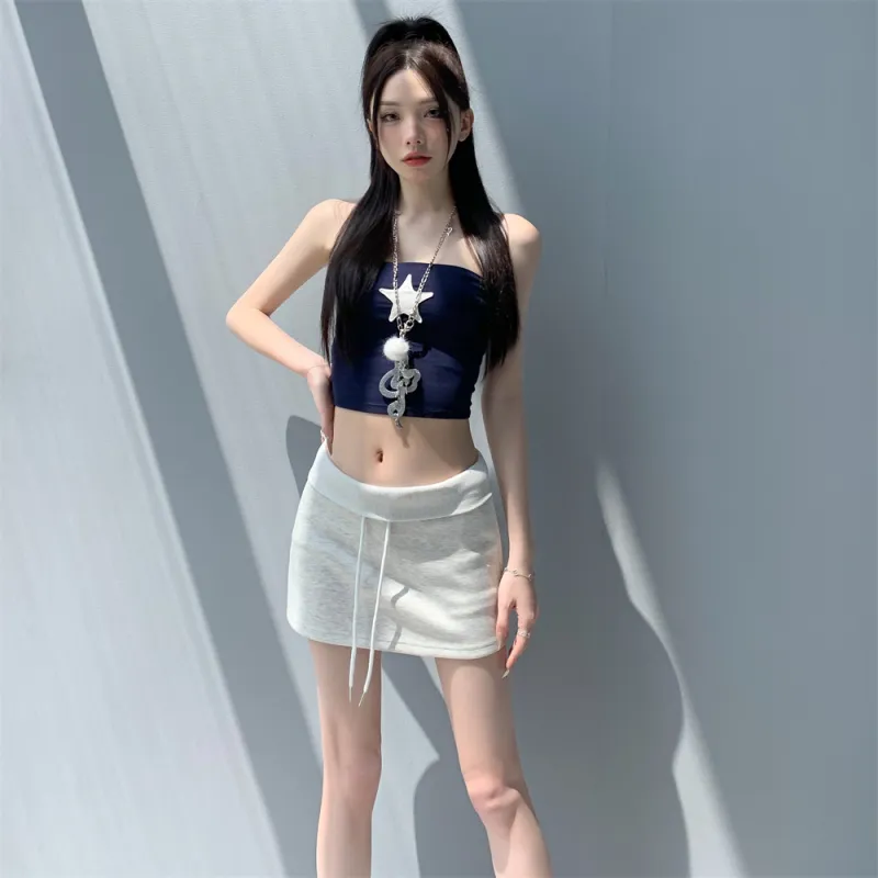 Si Bei'er Casual Short Skirts Women's-7