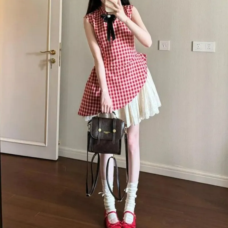 Si Bei'er Sleeveless Dress Women's-6