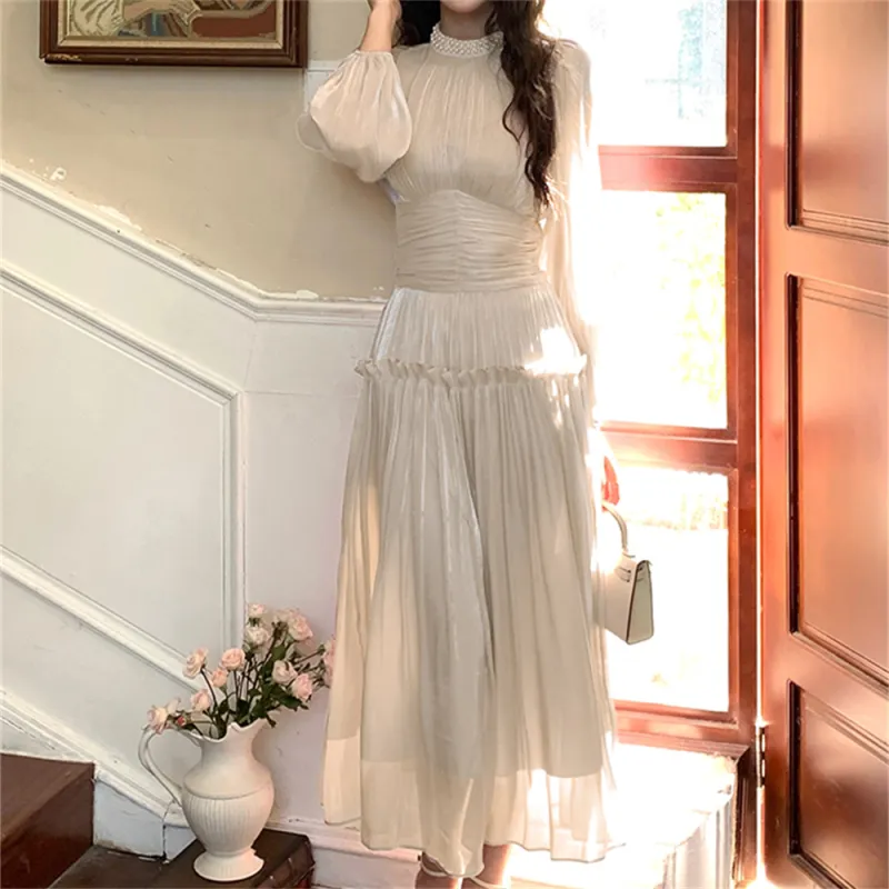 Si Bei'er Long Sleeved Dress Women's-6