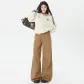 Latte Brown Ankle-Length