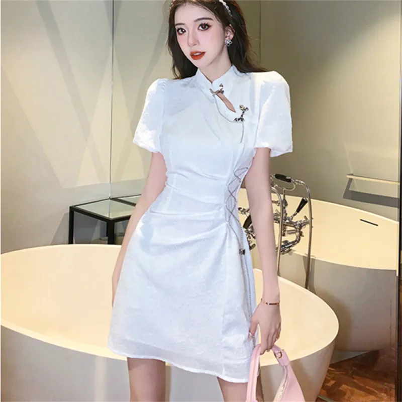 Si Bei'er Short Sleeved Dress Women's-10