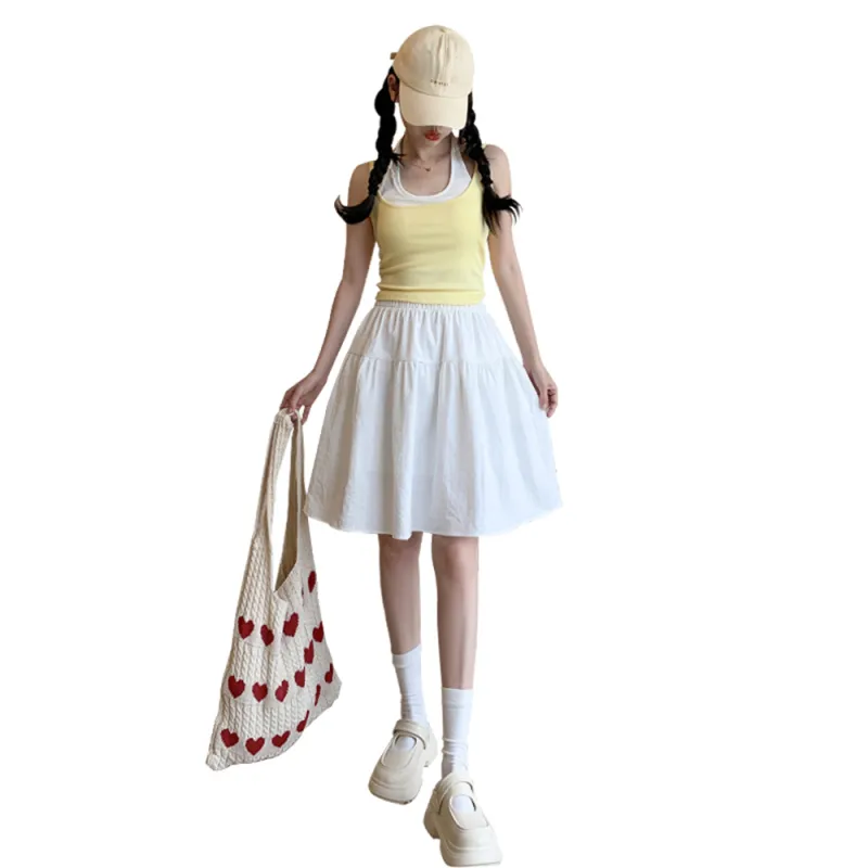 Si Bei'er Casual Short Skirts Women's-13