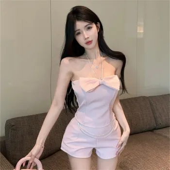 Si Bei'er Shirt Matching Set Women's Pink