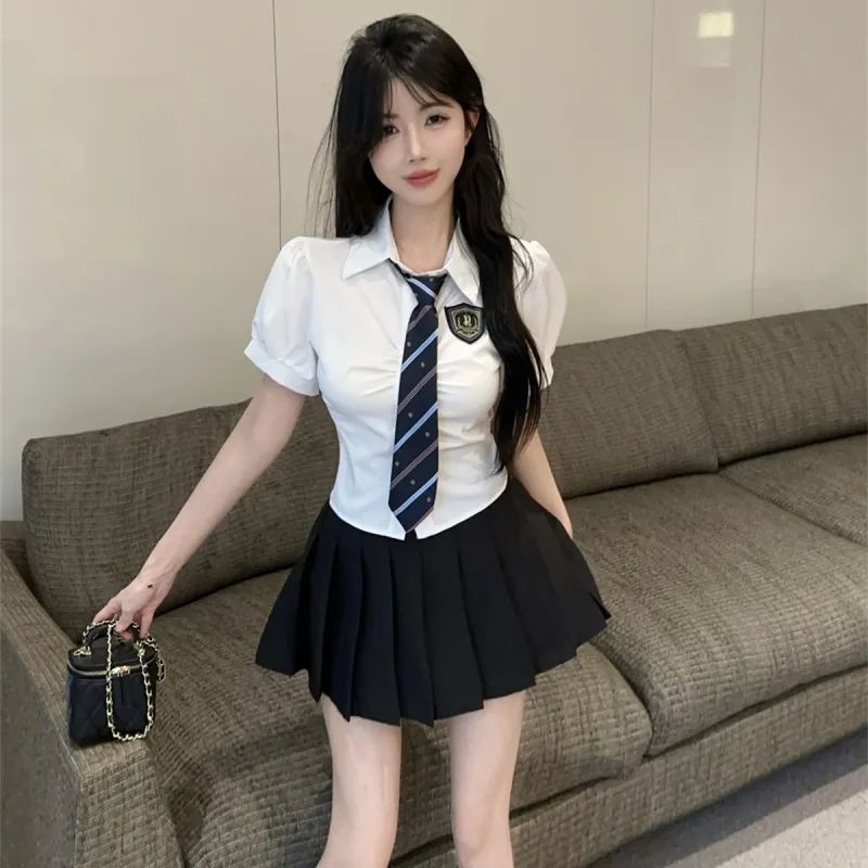 Si Bei'er Two Piece Skirt Sets Women's-1