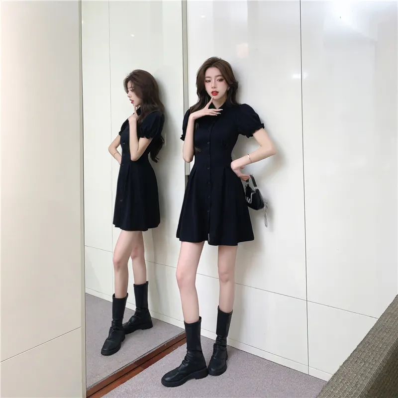 Si Bei'er Short Sleeved Dress Women's-4