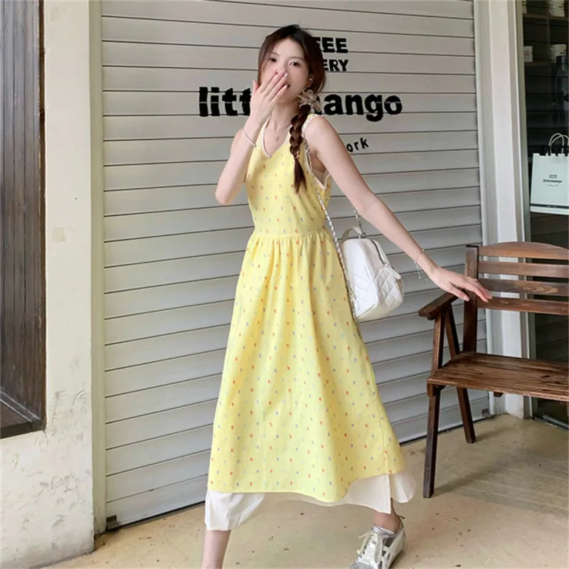 Si Bei'er Sleeveless Dress Women's-2