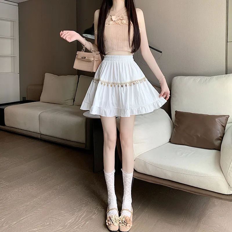 Si Bei'er Casual Short Skirts Women's-1