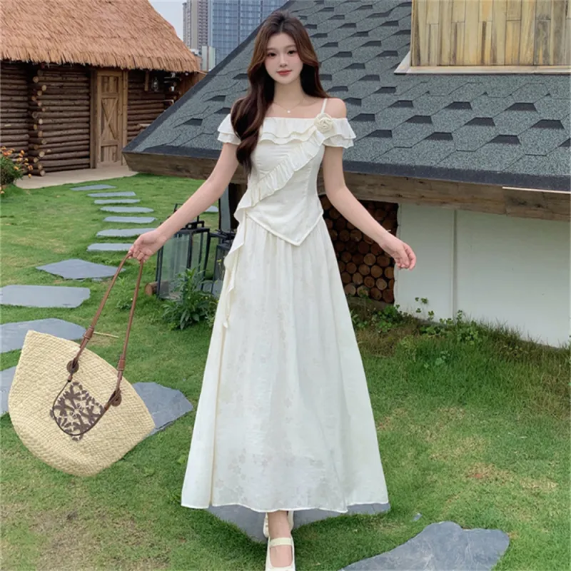 Si Bei'er Two Piece Skirt Sets Women's-1