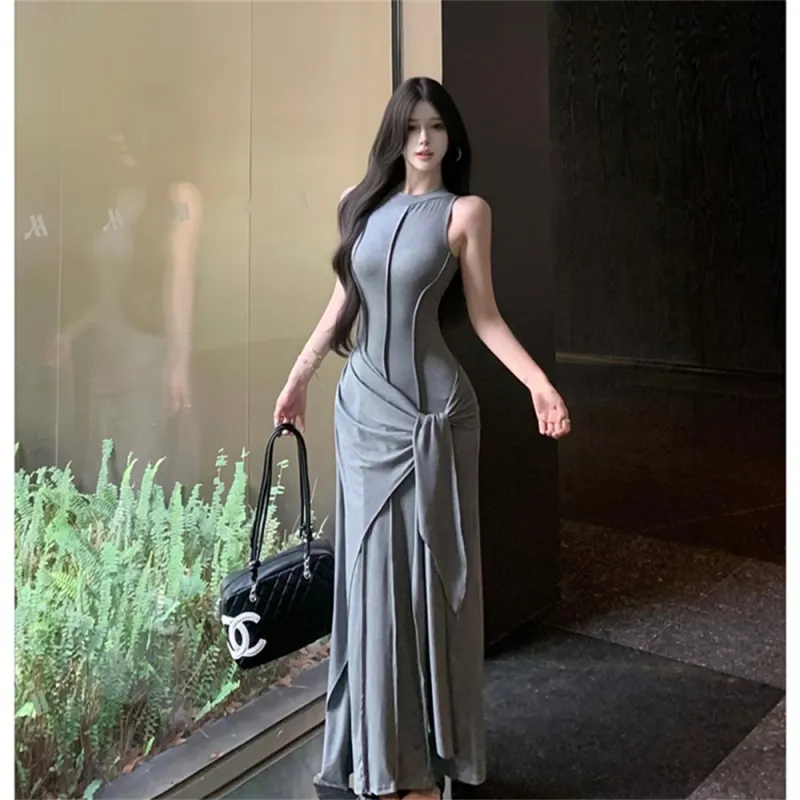 Si Bei'er Sleeveless Dress Women's-4