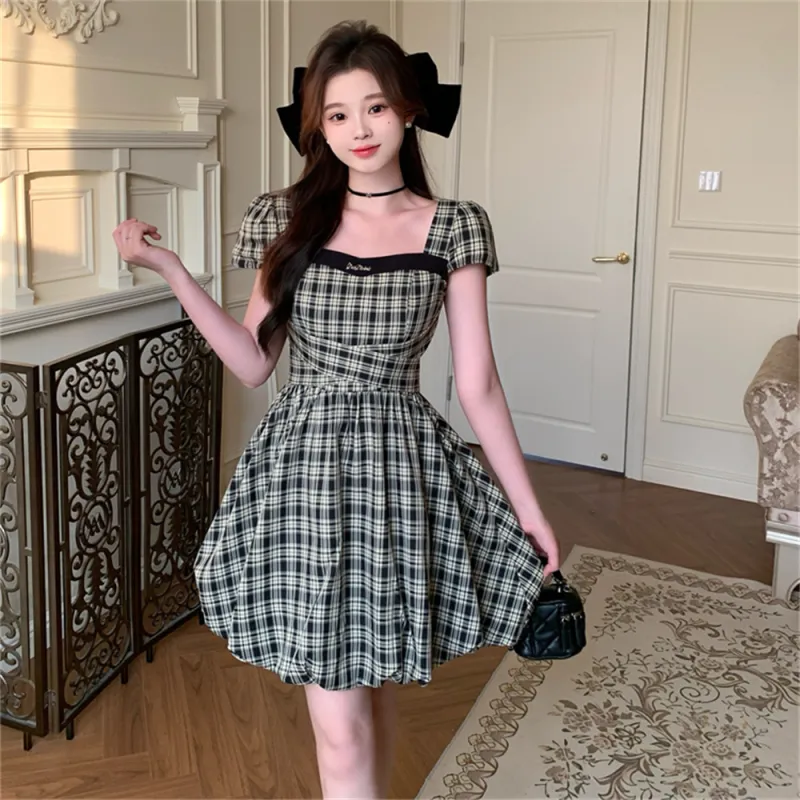 Si Bei'er Short Sleeved Dress Women's-1