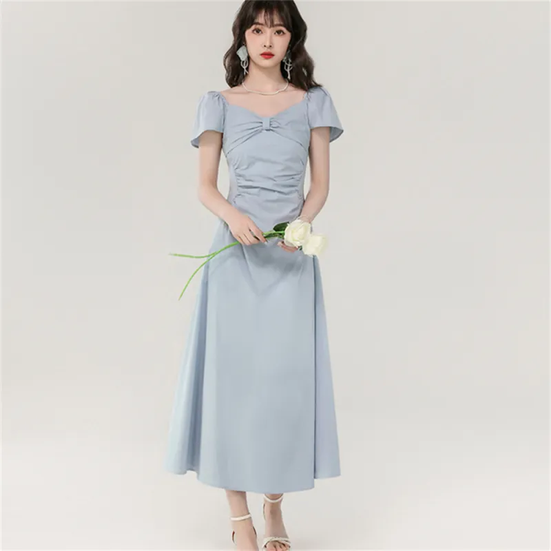 Si Bei'er Short Sleeved Dress Women's-13