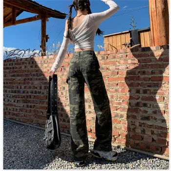 Si Bei'er Jeans Women's Camouflage