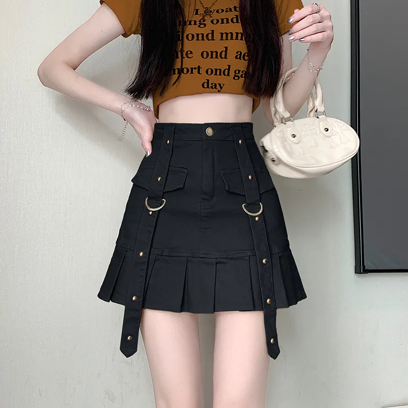 Si Bei'er Casual Short Skirts Women's-9