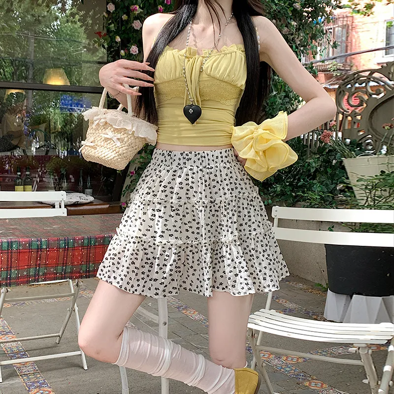 Si Bei'er Casual Short Skirts Women's-3