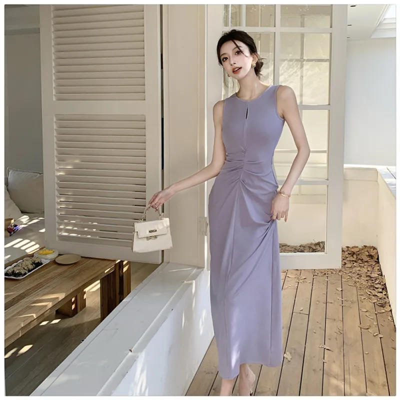 Si Bei'er Sleeveless Dress Women's-0