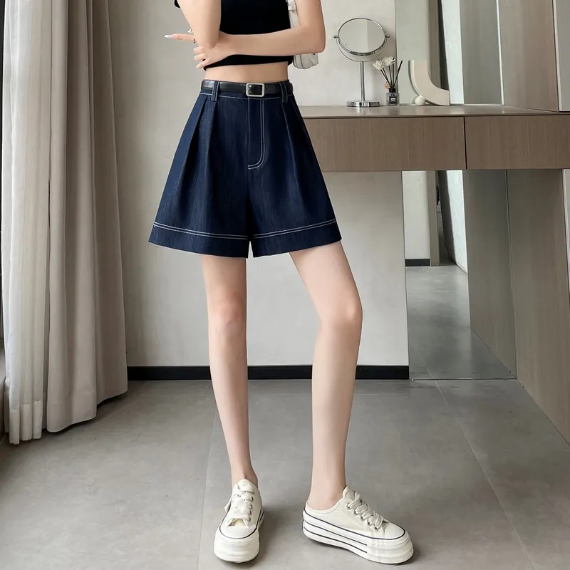 Si Bei'er Denim Shorts Women's-6