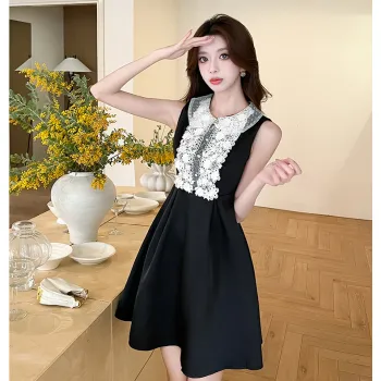 Si Bei'er Sleeveless Dress Women's Black