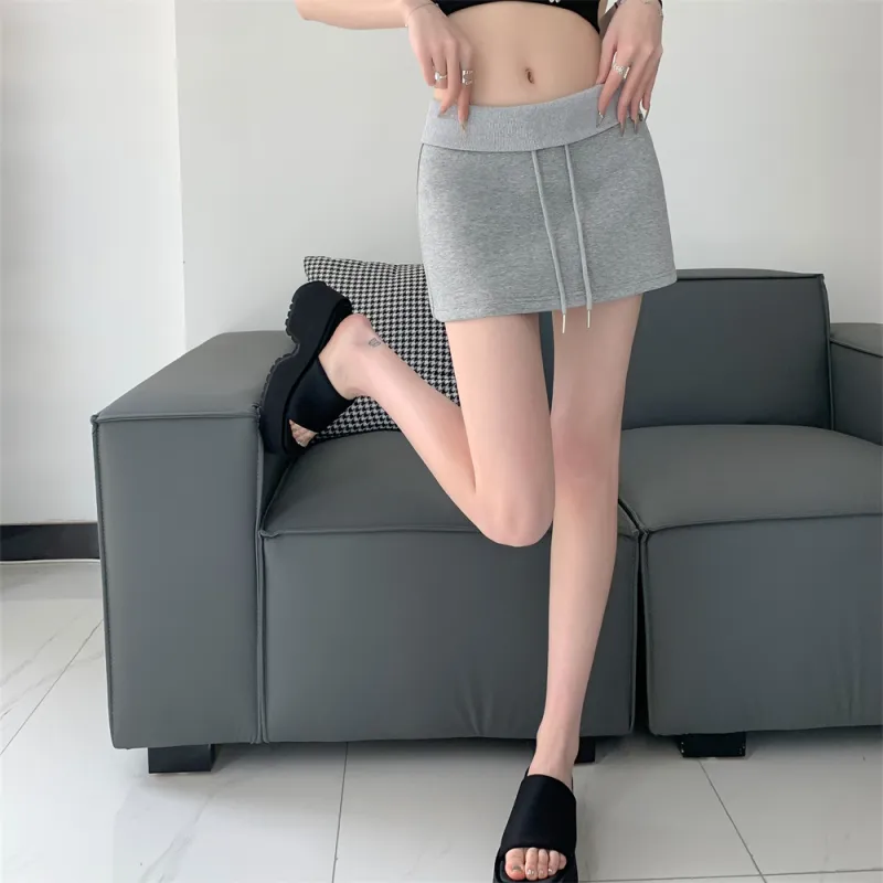 Si Bei'er Casual Short Skirts Women's-11