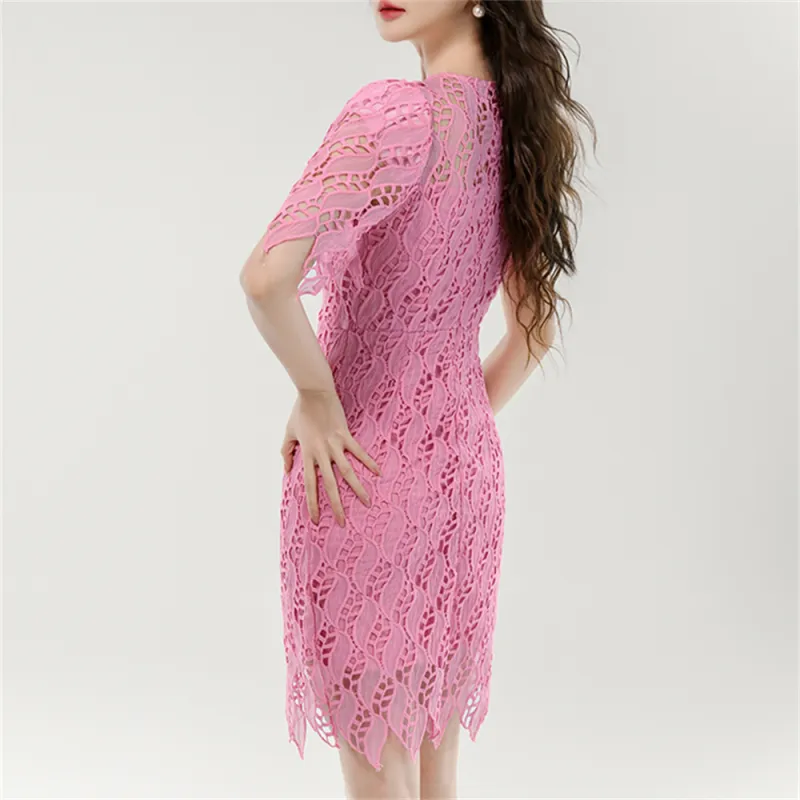 Si Bei'er Short Sleeved Dress Women's-4