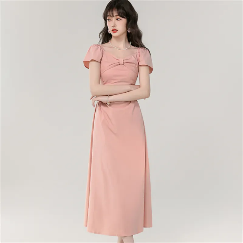 Si Bei'er Short Sleeved Dress Women's-4