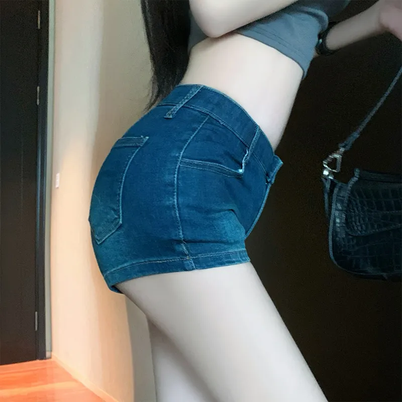 Si Bei'er Denim Shorts Women's-8