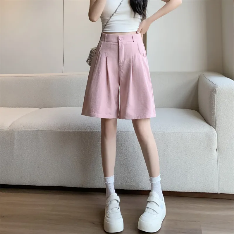 Si Bei'er Denim Shorts Women's-4