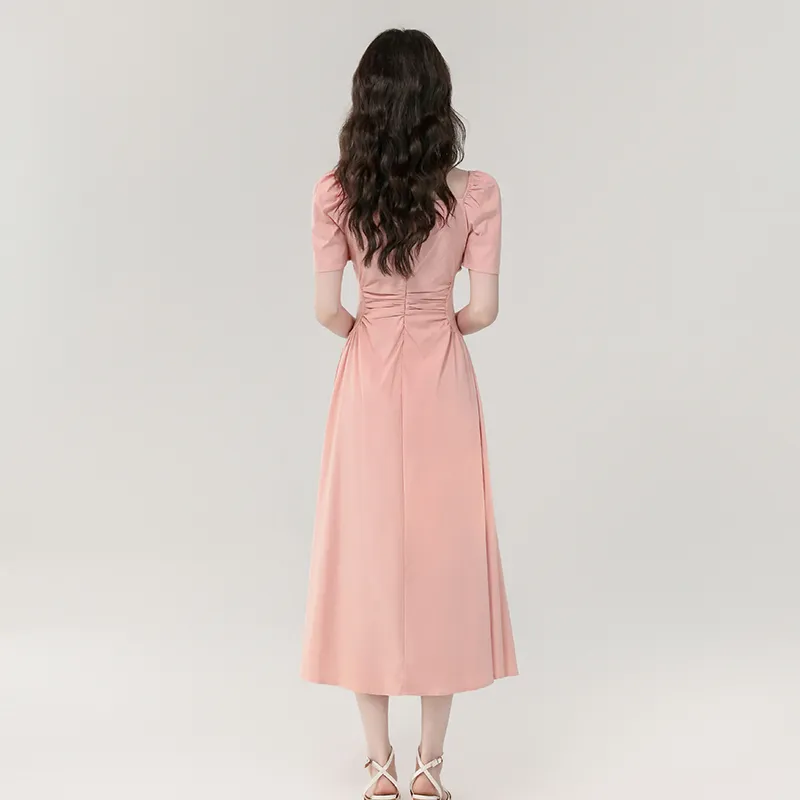 Si Bei'er Short Sleeved Dress Women's-1