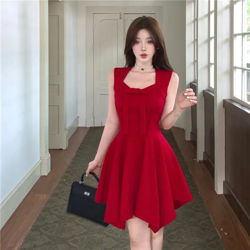 Si Bei'er Sleeveless Dress Women's-11