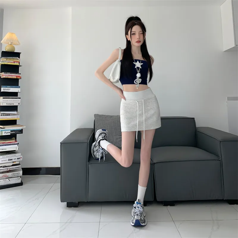 Si Bei'er Casual Short Skirts Women's-6
