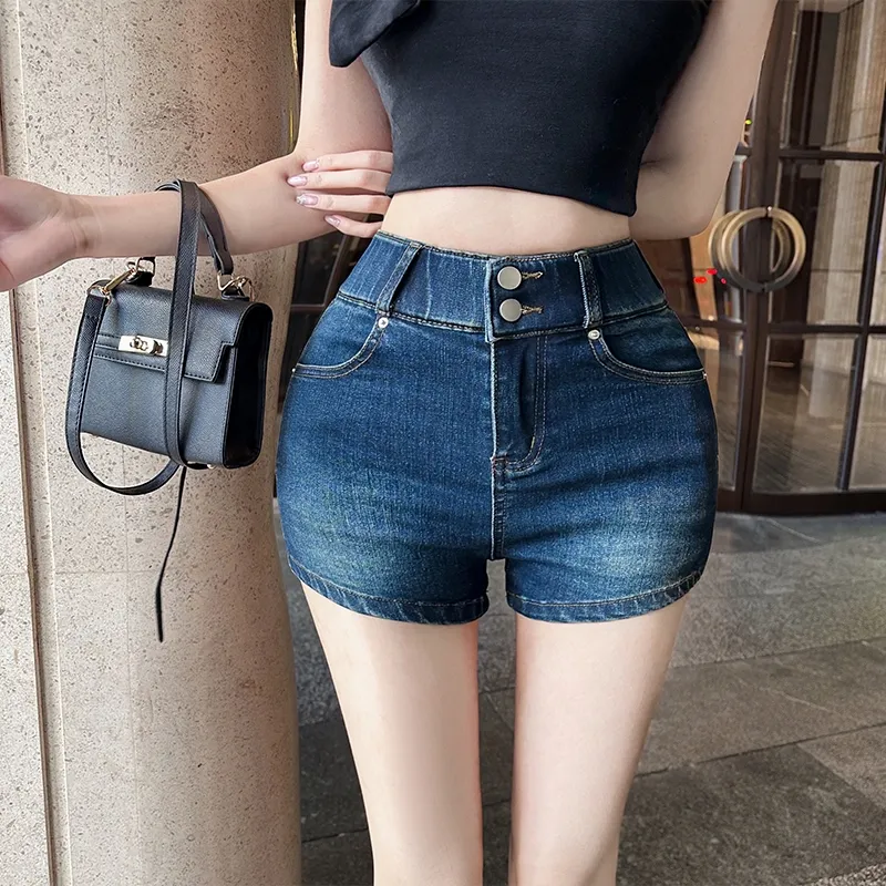 Si Bei'er Denim Shorts Women's-9