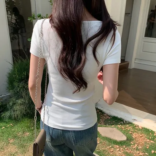 Si Bei'er Set in Sleeve T Shirt Women's flex