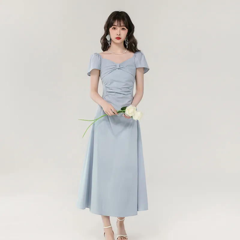 Si Bei'er Short Sleeved Dress Women's-11