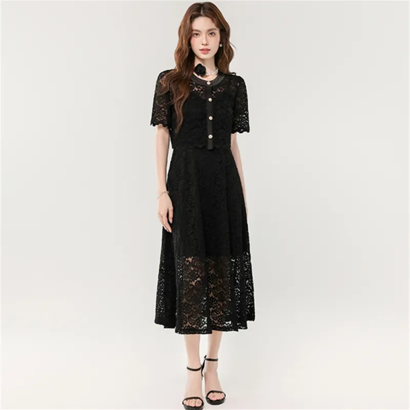 Si Bei'er Two Piece Skirt Sets Women's-3