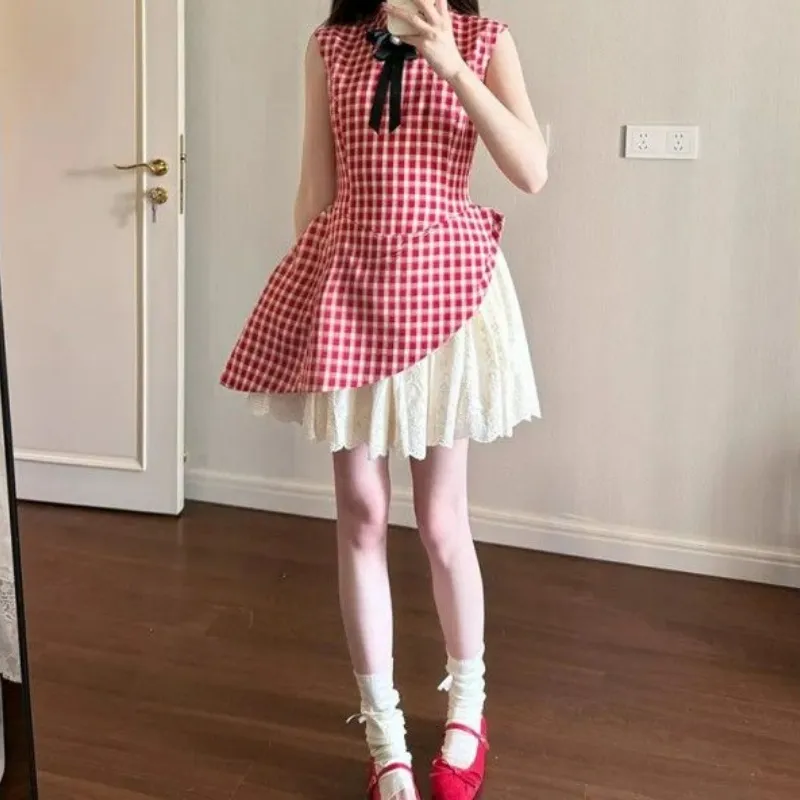 Si Bei'er Sleeveless Dress Women's-5
