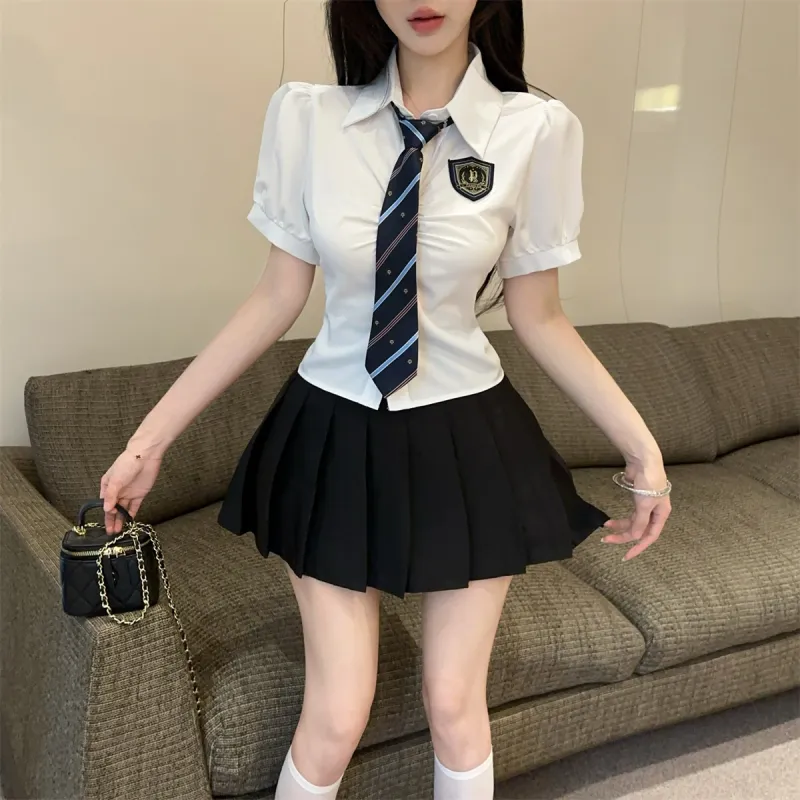 Si Bei'er Two Piece Skirt Sets Women's-3