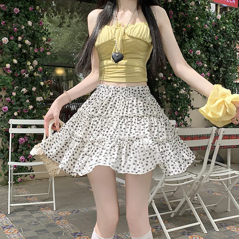 Si Bei'er Casual Short Skirts Women's-1