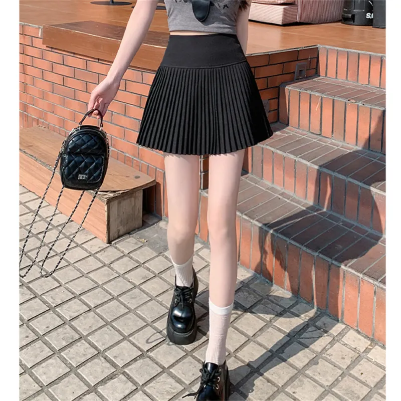 Si Bei'er Casual Short Skirts Women's Black-2