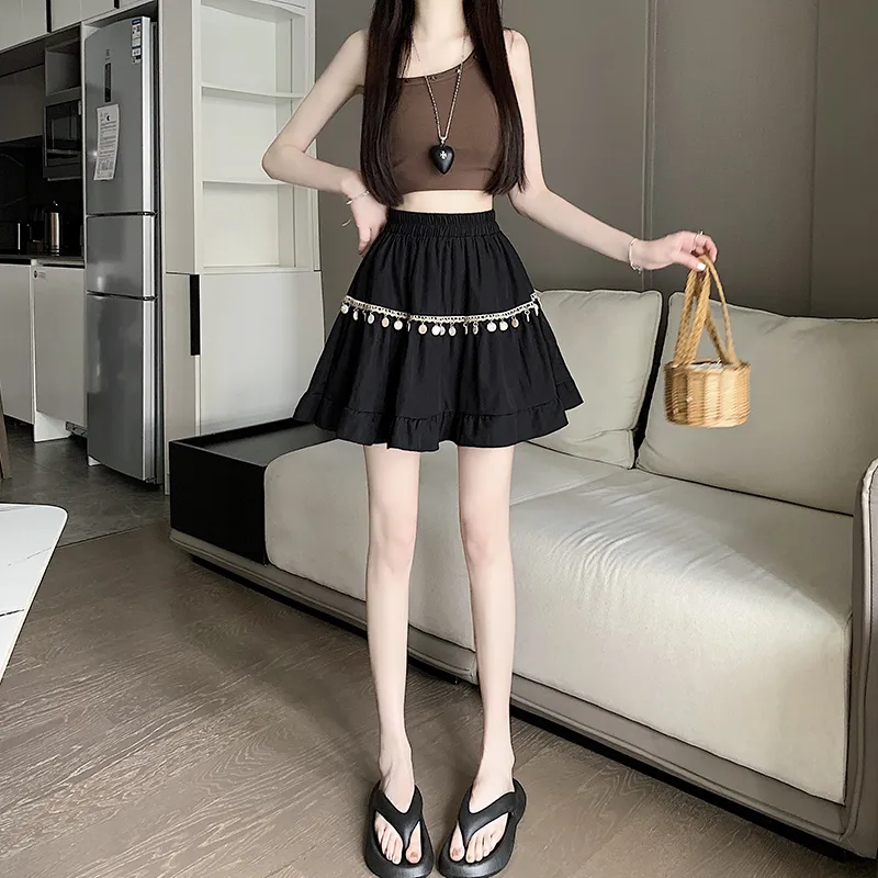 Si Bei'er Casual Short Skirts Women's-9